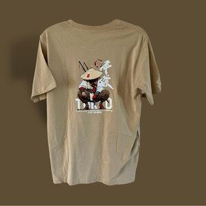 Anime Samurai Men’s short sleeve Crew neck T-shirts M & L. Print is on the back